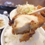 わ楽 - 厚切りチキンカツ  