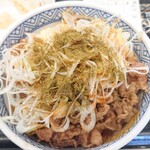 Yoshinoya - ねぎ山椒牛丼。