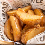 raw potato fries