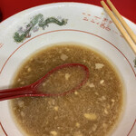 ラーメン二郎 - スープ… 飲んじゃうよ？