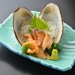 Live hokki sashimi