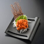 Sea urchin sashimi