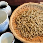 翁 - キレイな蕎麦です