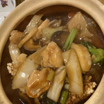 中国四川料理 駱駝 - おこげは湿ったやつ　ナニコレ？