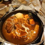 西洋料理箱　魯風人 - タンシチューとビーフシチューの盛り合わせ