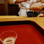 木山 - 一番出汁をグラスで