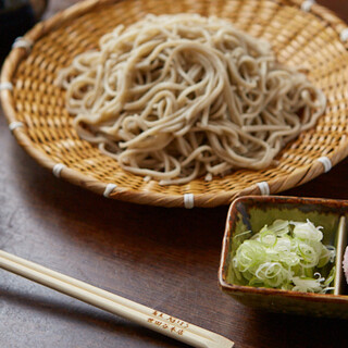 Authentic handmade soba noodles that are ground in a stone mill every morning and made using traditional techniques.