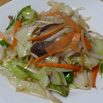 かたおか食堂 - 野菜炒め（６００円）