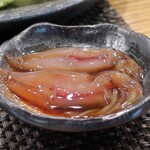 ぼちぼち - ホタルイカの沖漬け