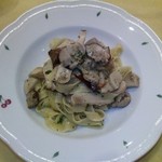 リストランテ ヴォナ フォルトゥーナ - ＜2012年9月＞イタリア産フレッシュポルチーニ茸の　”自家製タリアテッレ”