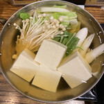 居酒屋 ふじや - 野菜たっぷり豆腐鍋