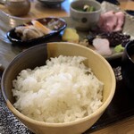 Shiki - おばんざい定食(¥950) ご飯