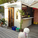 海辺の途中 - テラスの西日（３）