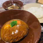 小樽 Ｍｕｓｅ - 『煮込みハンバーグステーキ150㌘』税込1,200円