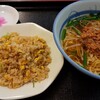 美味館 - 料理写真:ラーメンセット\680（税抜）。台湾ラーメン＋炒飯。