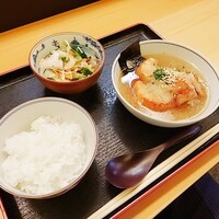 神楽坂ささ木 - アイナメの揚げおろし定食