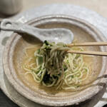 蓮心 - 熊本産青のりそば