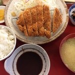 Mizuho - チキンカツ定食（580円）