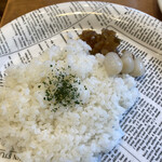 Kikuya Curry - ハンバーグカリー（カシミール ライス小） ¥1150
            福神漬けとらっきょうは卓上にあります
