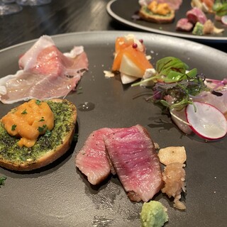 特選ランチ上赤身コース オビオビ Obiobi 三ノ宮 ｊｒ イタリアン 食べログ