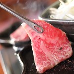 Yakiniku Higashiyama Shokudou - さっと炙って美味しい黒毛和牛ロース