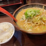 栄雅  - 野菜ラーメン(味噌)