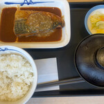 Matsuya - さばの味噌煮定食 660円 