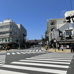 Kamakura Yamashita Hanten - 鎌倉駅前ロータリー。
      鎌倉駅周辺は本日もかなり人手の多い土曜日でした。