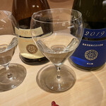 汐見 - 合わせる日本酒は、新政の飲み比べ