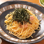 Hashimoto Kohi Kan - 燻製たらこのスパゲティ