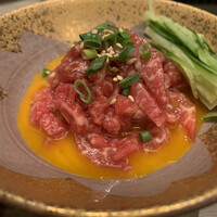 焼肉 BEEFMAN 六本木本店 - 神戸牛のユッケ
