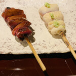 おみ乃 - ・血肝＆さび焼き