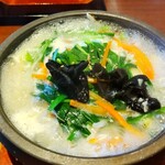 Bakuretsuishiyakiramenicchou - 石鍋野菜たんめん♪グツグツ！