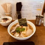 Magari Ramen - 【2021年４月10日】『〆雑炊』と『特製醬油らーめん』。