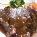 キッチン カトウ - ステーキコース（１２０ｇ）、アップ！