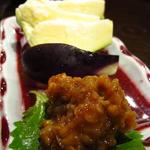 虎徹 - 水茄子　もろみ味噌と一緒に