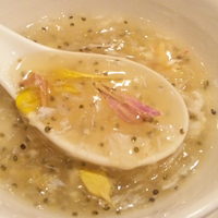 崎陽軒本店 嘉宮 - 秋田産トンブリと蟹肉のふかひれスープ