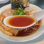 まぐちゃんラーメン - 極❗鶏らぁめん (醤油)  スープ