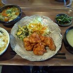 肴膳舎 いけべ - から揚げ定食750円