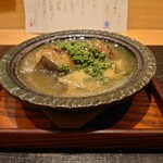 おにく 花柳 - 黒タンと鮑