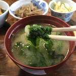 きみひろ - 味噌汁のアオサ