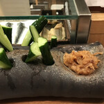 にぎりの一歩 - きゅうり味噌