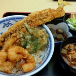天ぷら てんちゃん - 温かみのある美味しい天丼(--、)ヾ(^^ )嬉しいね。