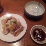 蔡菜食堂 - 白切鶏とタレ＋骨入れ