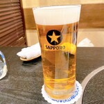 Denenchoufu Washoku Onoda - 生ビール　黒星