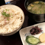 榊原舘 - ちりめんじゃこご飯