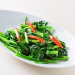 Stir-fried spinach