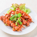 Thai style Yakitori (grilled chicken skewers)