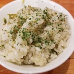 麺屋 六感堂 - じゃことレタスのバターライス