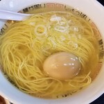 塩そば専門店 桑ばら - 鮪丼と鰹節の塩かけそば定食